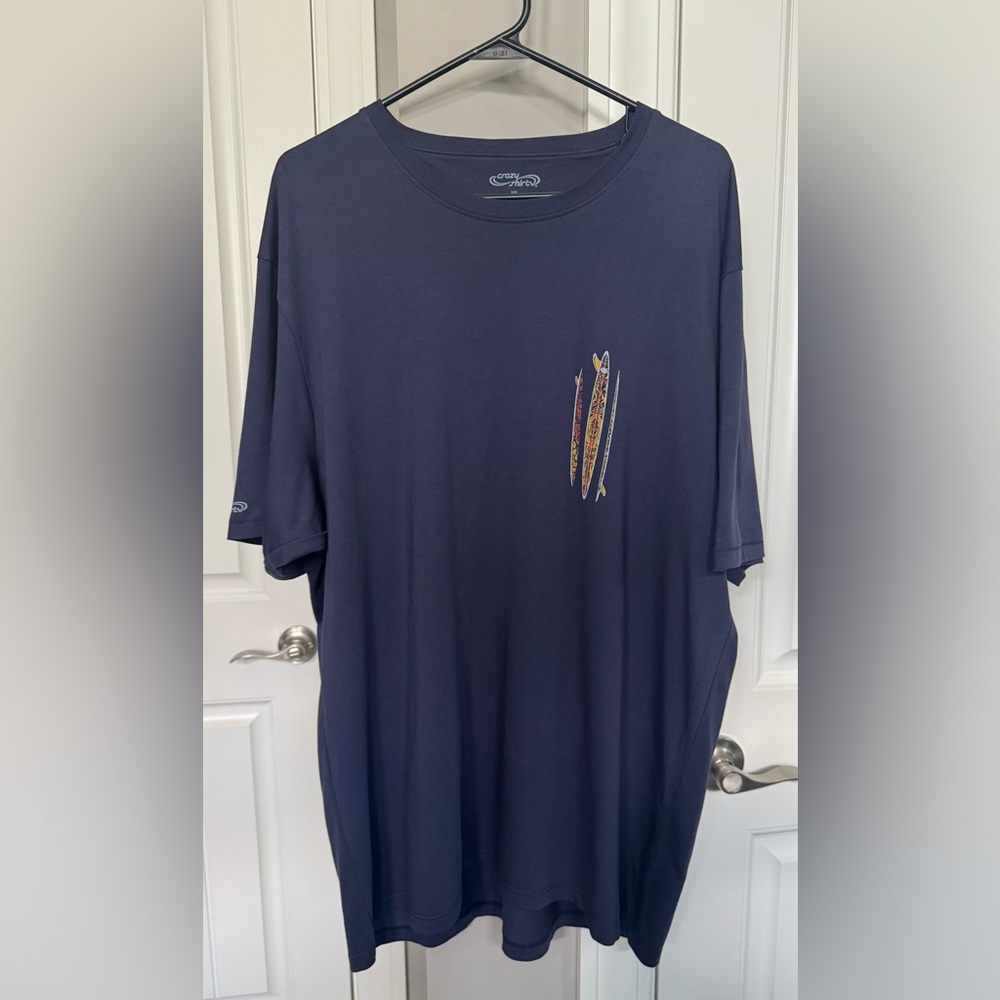 Crazy Shirts Navy Blue Short Sleeve Men’s Tee (NWT)